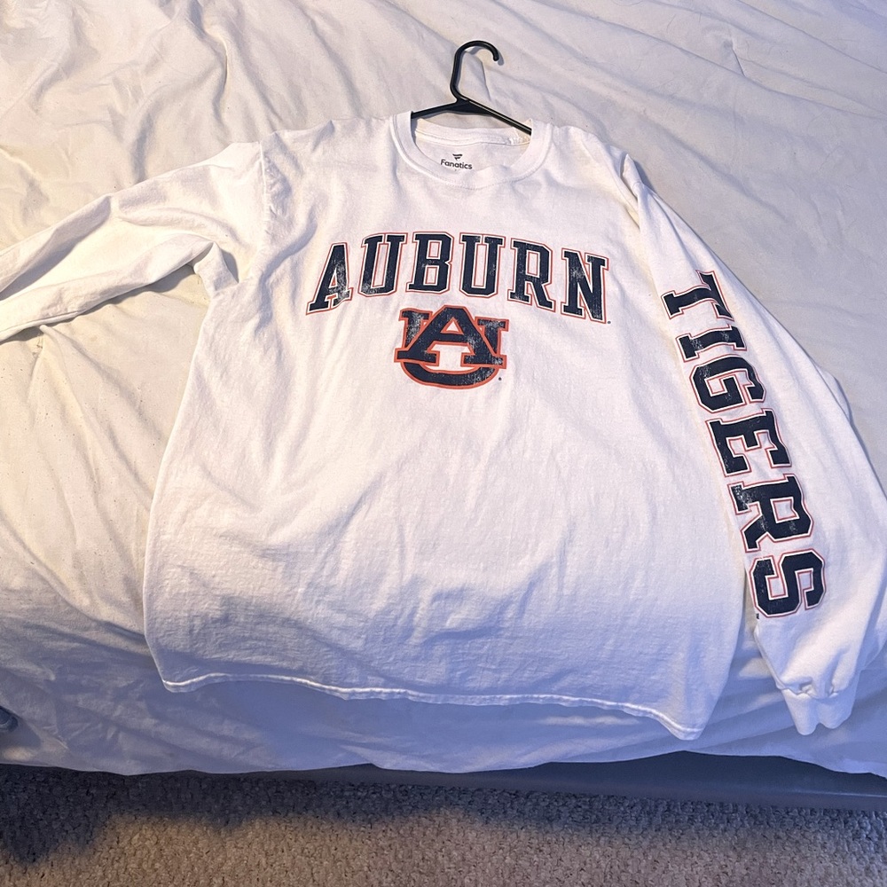 Auburn Large Long Sleeve White